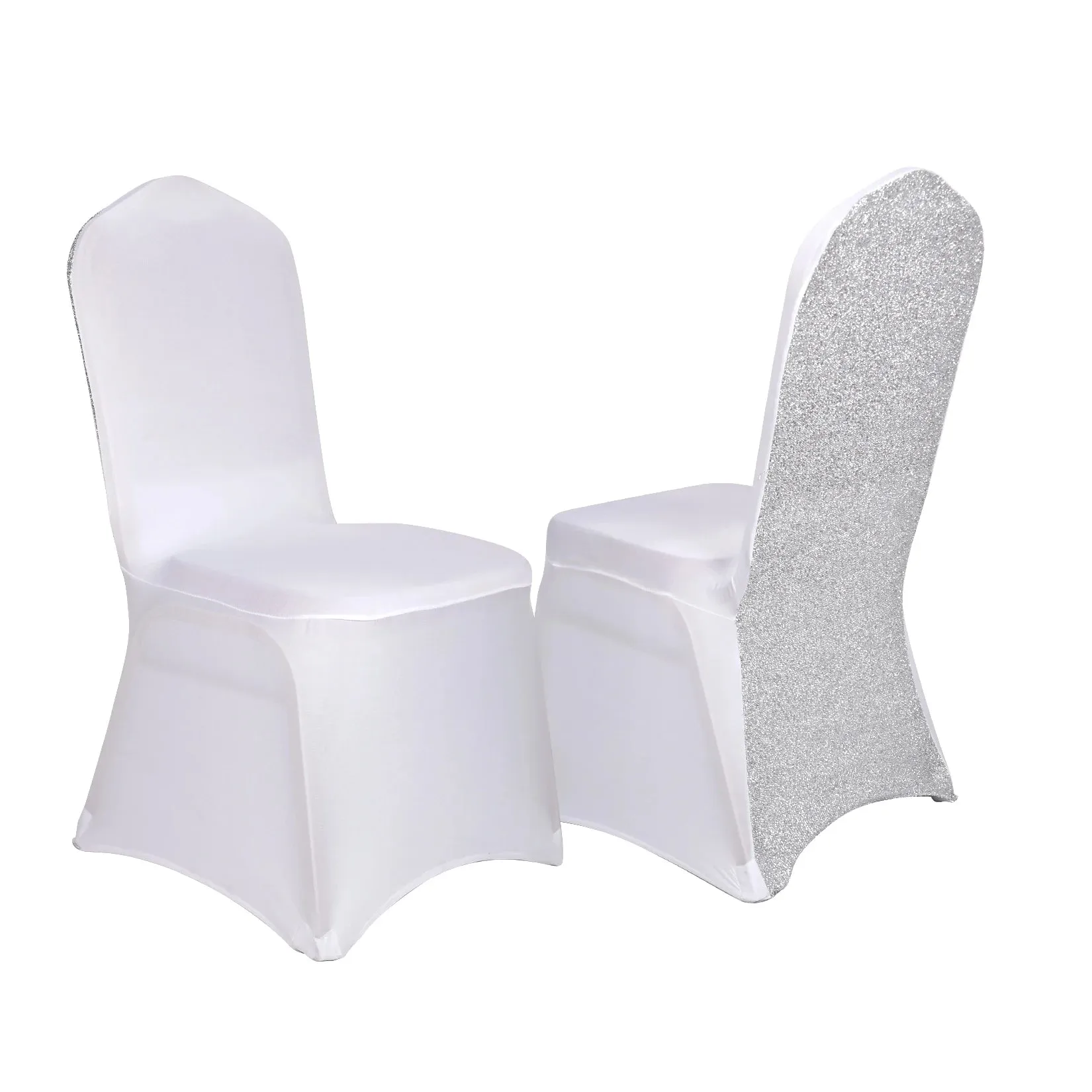 100 Piece Polyester Folding Chair Covers 10 / 50 / For Weddings Banquets