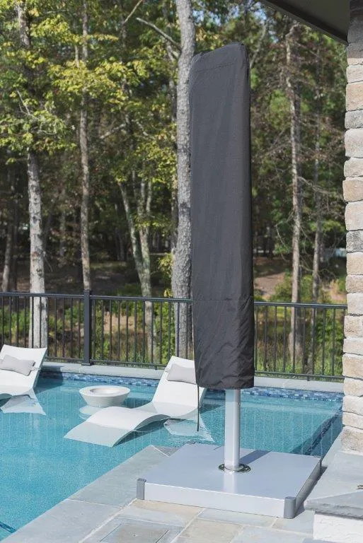 13F Octagonal Aurora Premium Fiberglass Cantilever Umbrella by Frankford