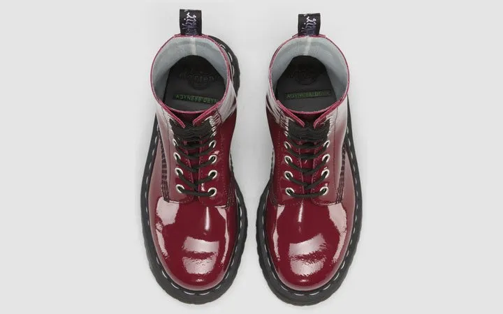 1490 Aggy Cherry Red Patent Platform Boot