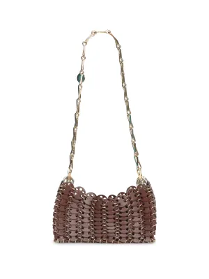 1969 Nano Brown-Gold Leather Bag
