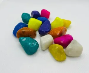 250g Colored Rocks & Pebbles for Home Décor, Aquarium, Garden Landscaping, and Craft Projects | Decorative Stone Mix for Indoor & Outdoor Use