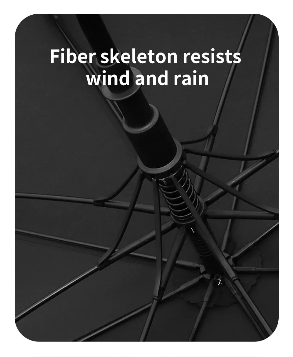 55 inch145cm Automatic Large Top Umbrella Men Business Rain Windproof Golf Umbrella UV Sun Umbrella Advanced Umbrella