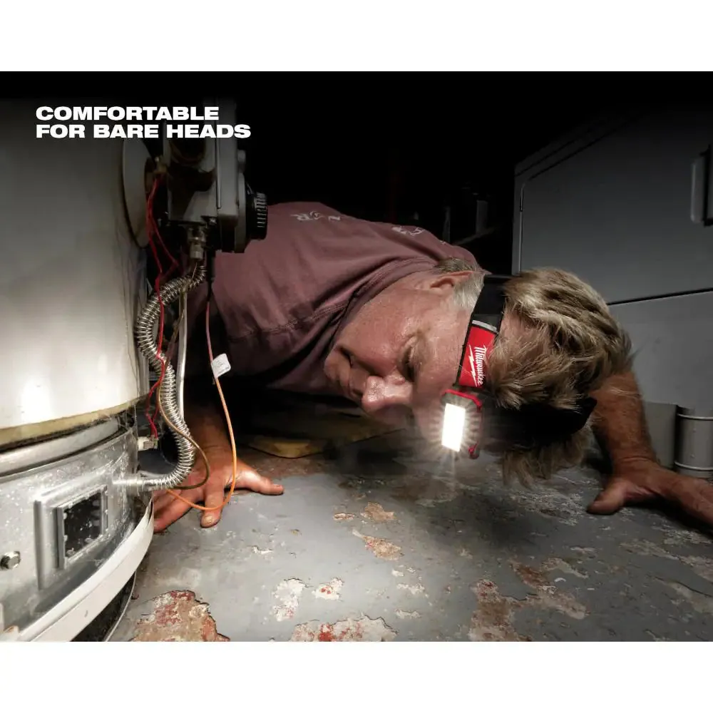 600 Lumens LED REDLITHIUM USB  Hard Hat Headlamp (2-Pack)