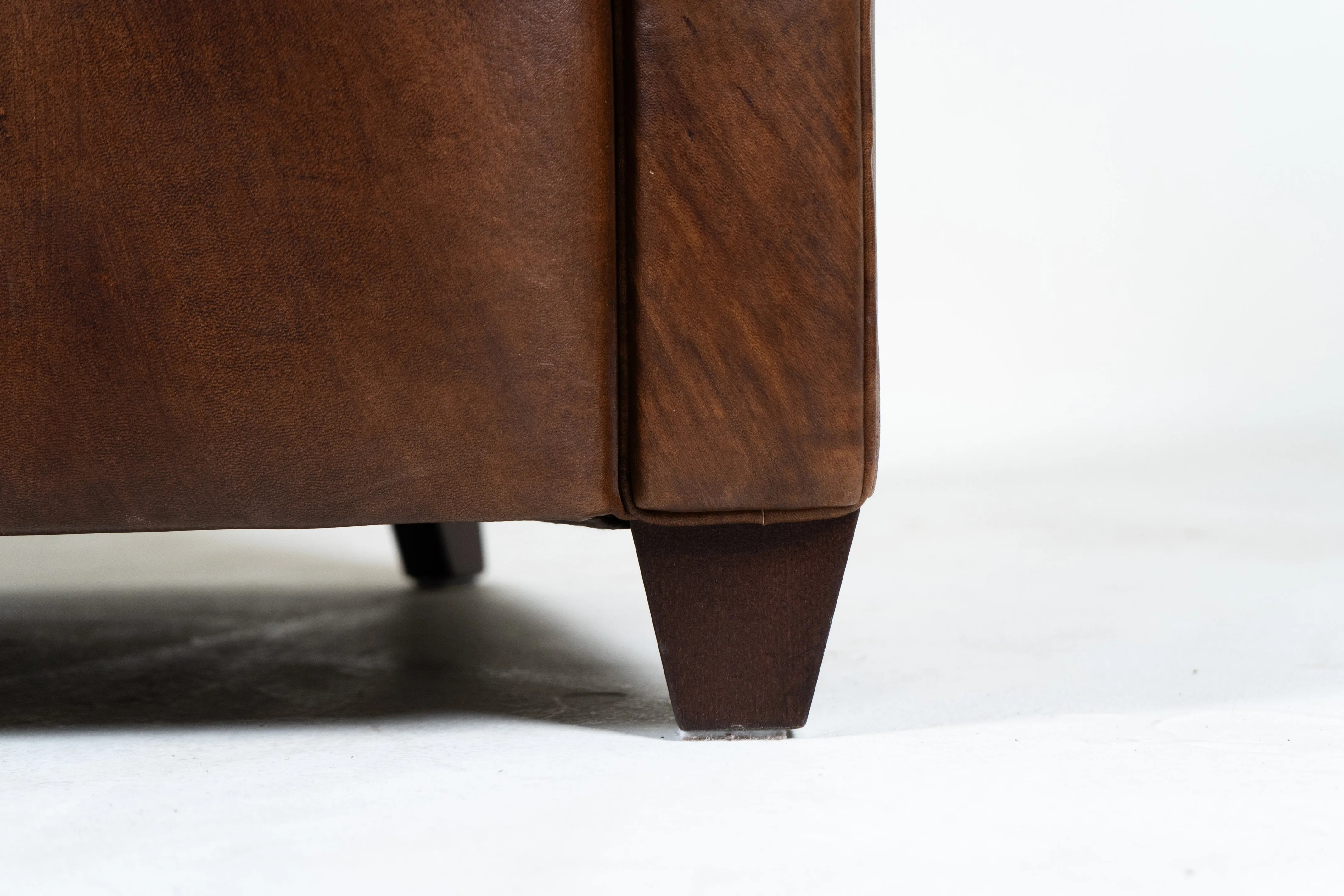 A Pair of Lamb Leather Chairs, France, Newly Made