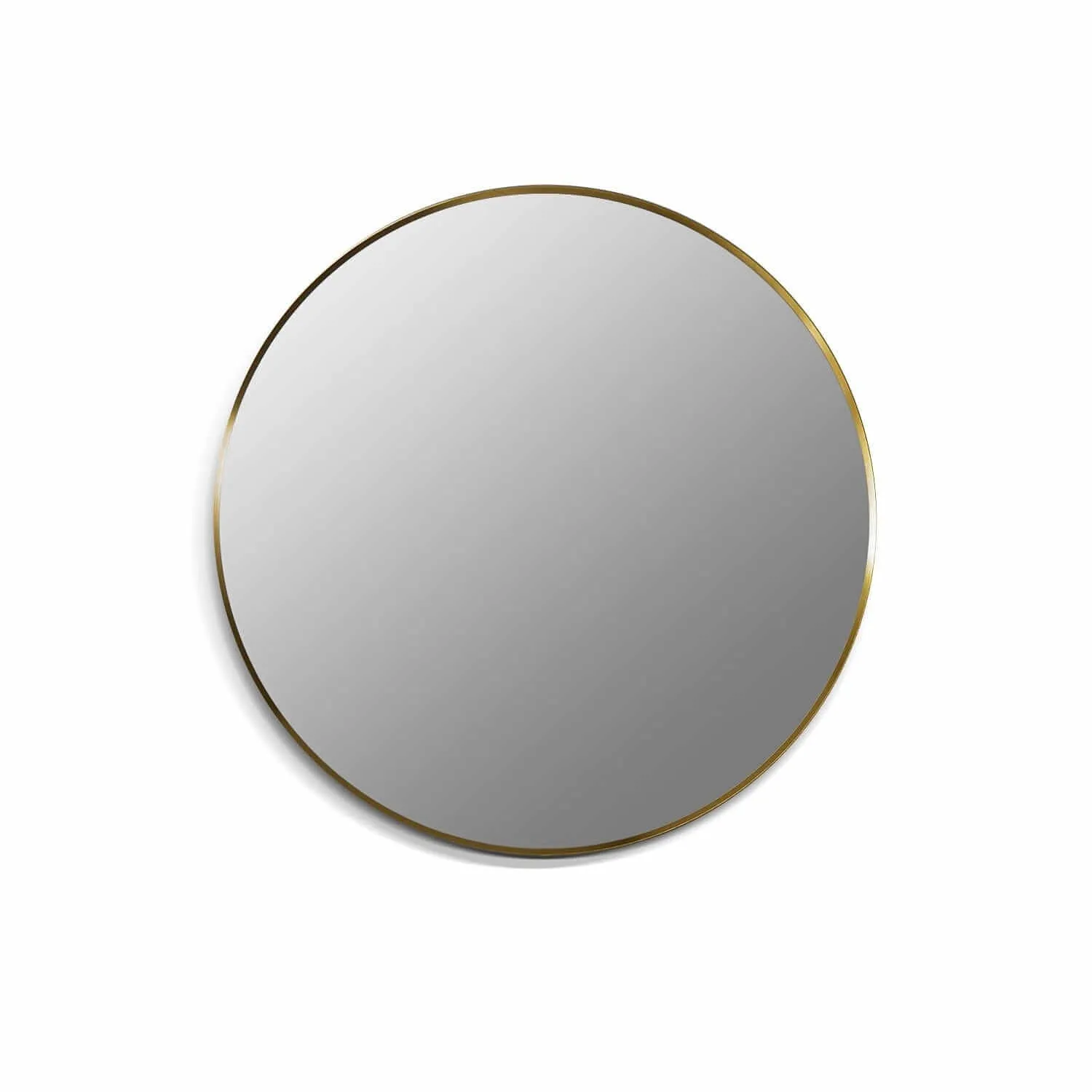 Altair Liceo 30" Round Bathroom Vanity Aluminum Framed Wall Mirror
