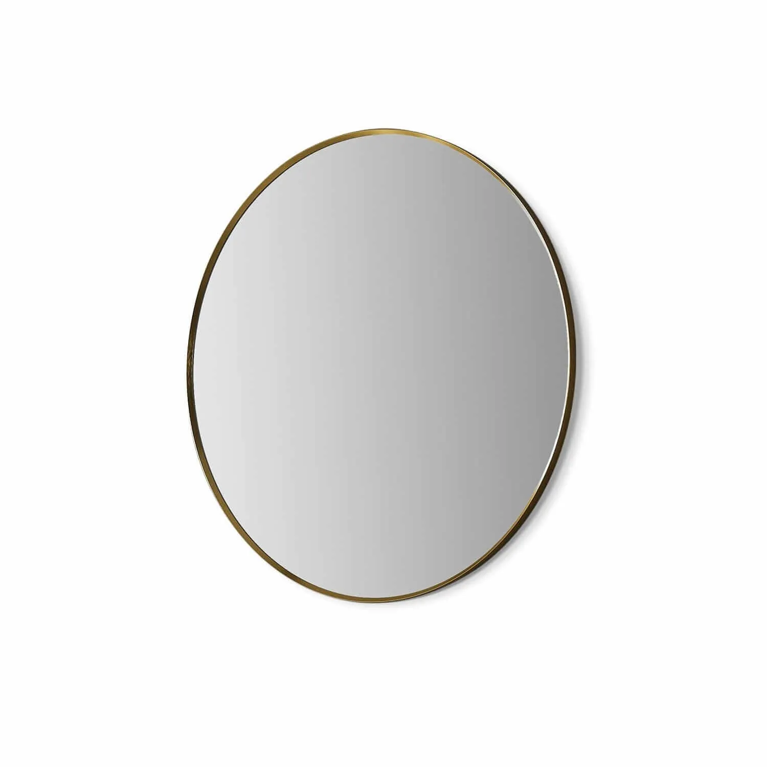 Altair Liceo 30" Round Bathroom Vanity Aluminum Framed Wall Mirror