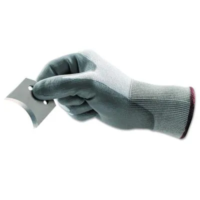 Ansell HyFlex 11-644 Light Cut Protection Gloves, Size 10, Gray/White, 111677