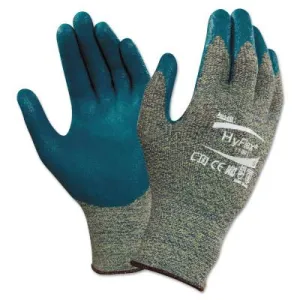 Ansell HyFlex® CR  Gloves, Gray/Blue, Size 9, 11-501-9