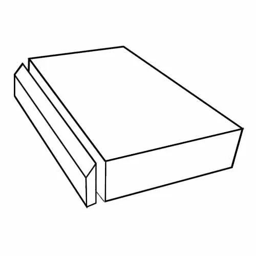 Argento Romano - 6697 - Formica Laminate Decorative Edges by Deco Edge®