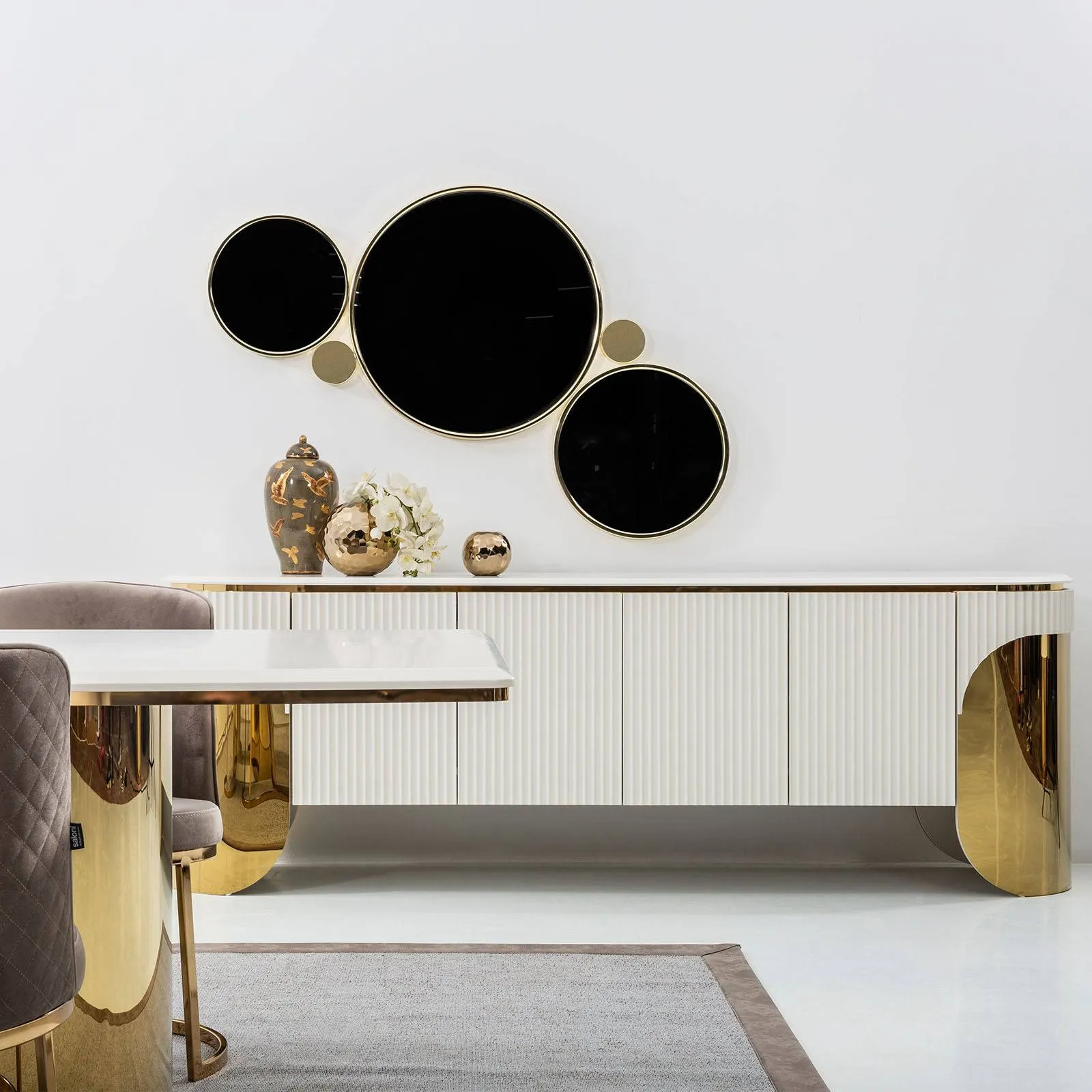 As Is - Phantom Set Of 3 Mirrors Phantom-Mirror