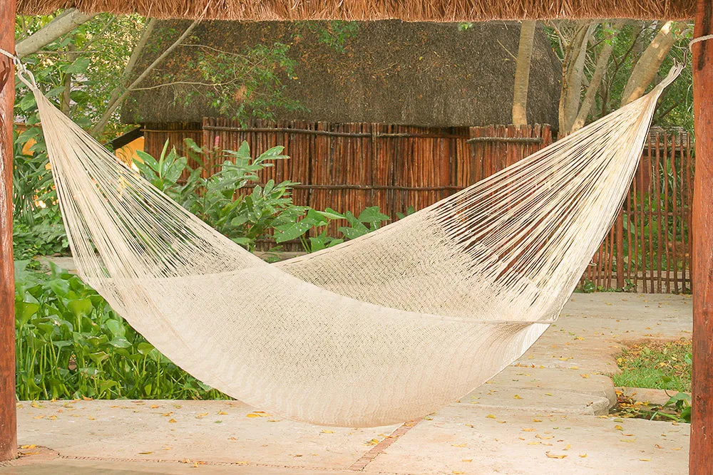 Authentic Mexican Cotton Hammock - Bed Size - Classic in Marble