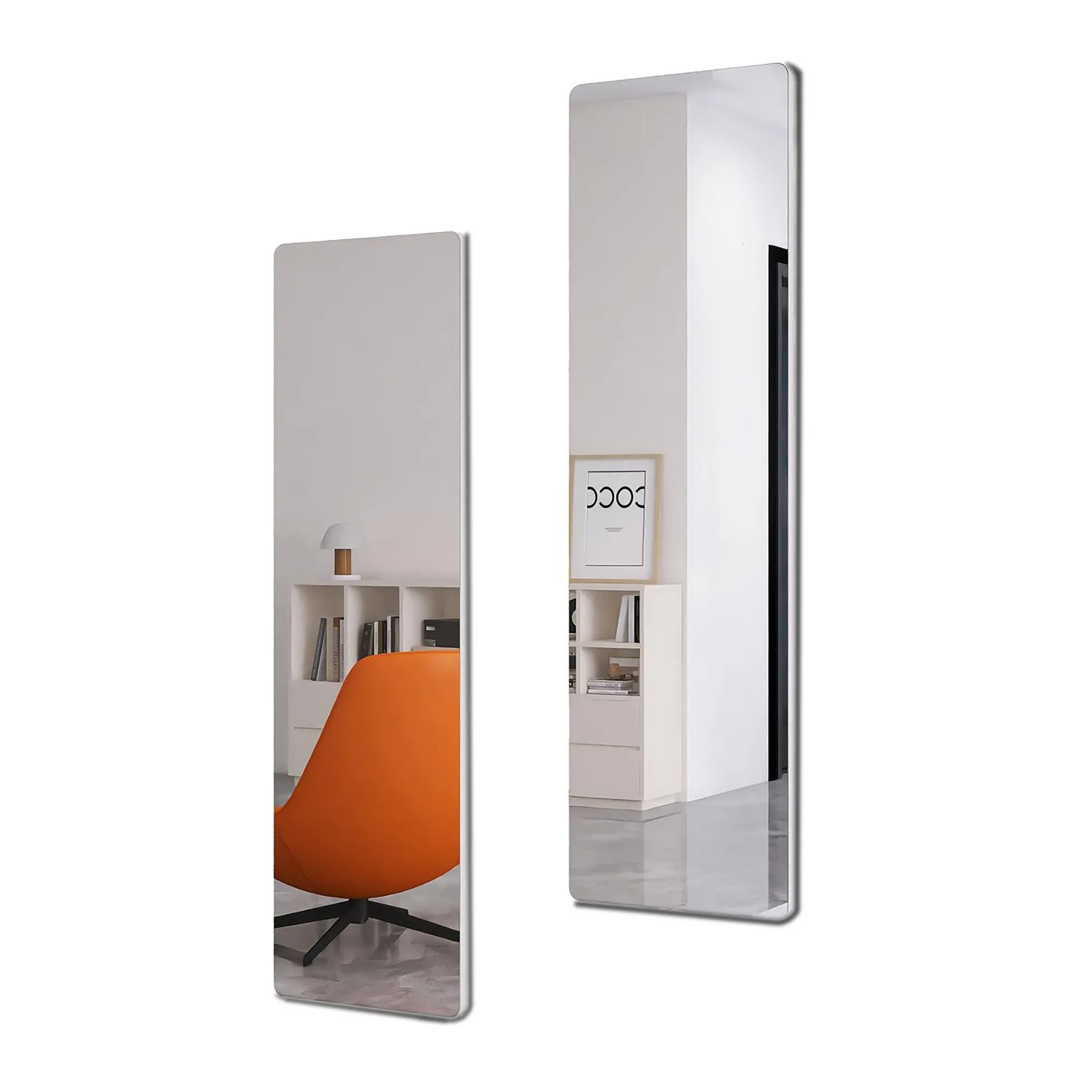 Bathroom Dressing,Makeup Mirror Decorative Living Room Mirror,Two PCS 1 Set