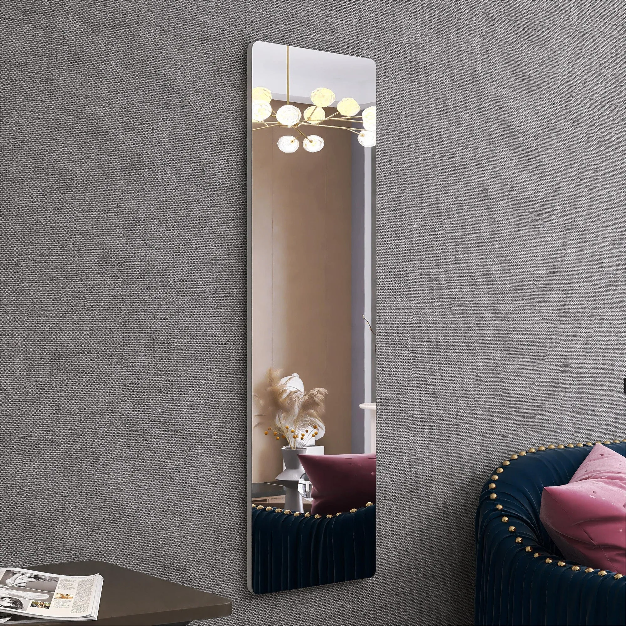 Bathroom Dressing,Makeup Mirror Decorative Living Room Mirror,Two PCS 1 Set