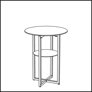 Bauscher Hepp VE-24026 Folding Table