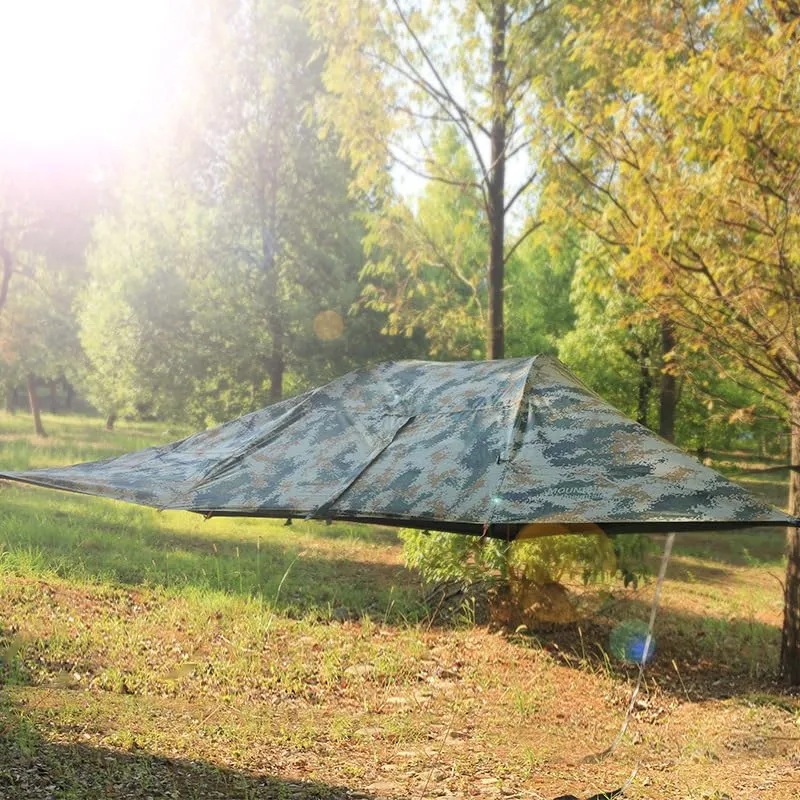 BEICNWOD Camping Hammock,Large Hammocks-Portable Camping Hommock for Family Tree Tent,for Outside, Hiking, and Travel (Camouflage)