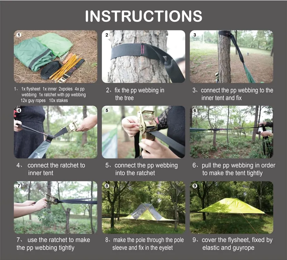 BEICNWOD Camping Hammock,Large Hammocks-Portable Camping Hommock for Family Tree Tent,for Outside, Hiking, and Travel (Camouflage)