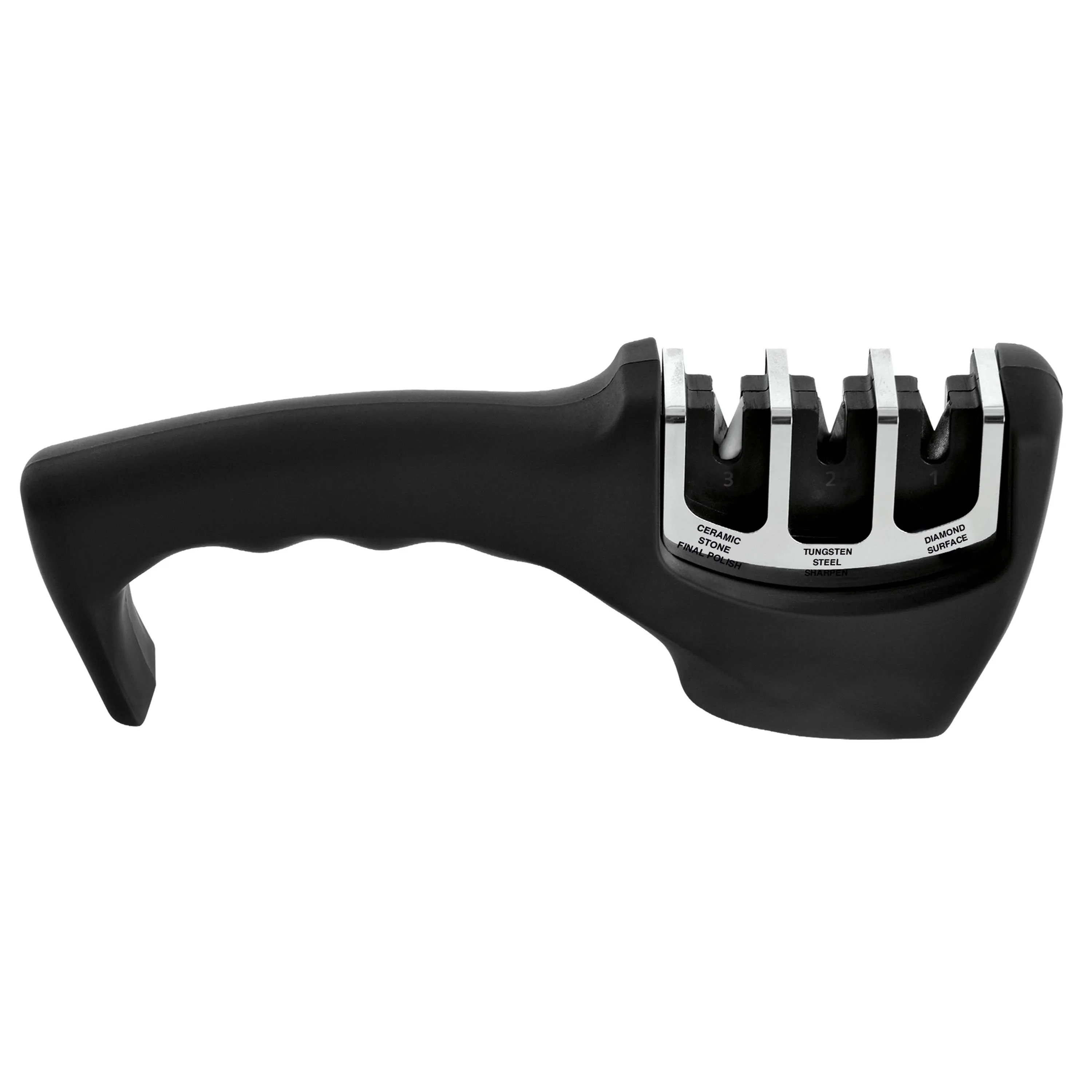 BergHOFF Concavo 9Pc Cutlery Set, Wood Block, Sharpener, Hand-sharp Blade