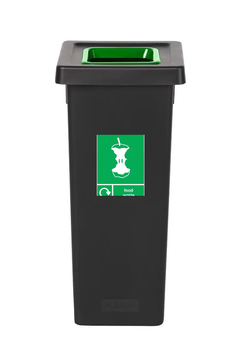 Black Freestanding Recycling Bin - Available in 3 Sizes