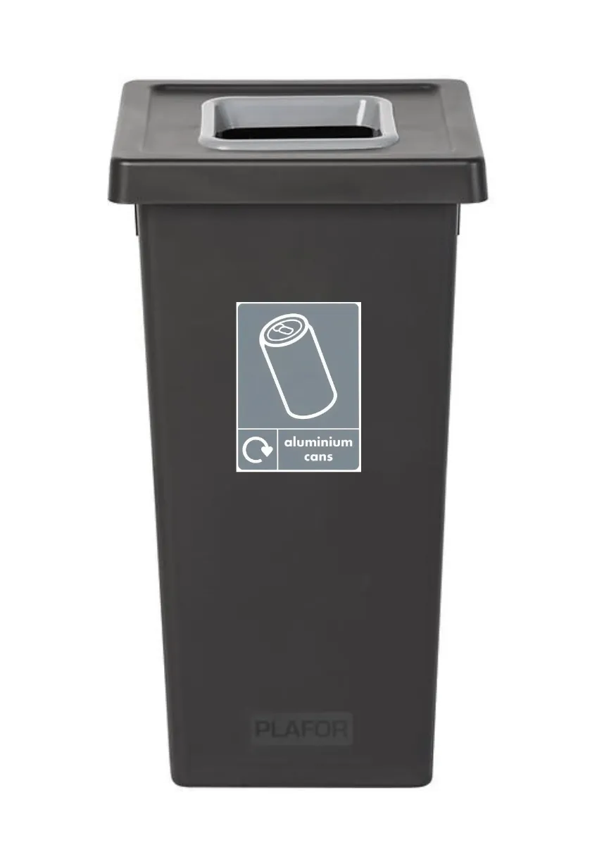 Black Freestanding Recycling Bin - Available in 3 Sizes