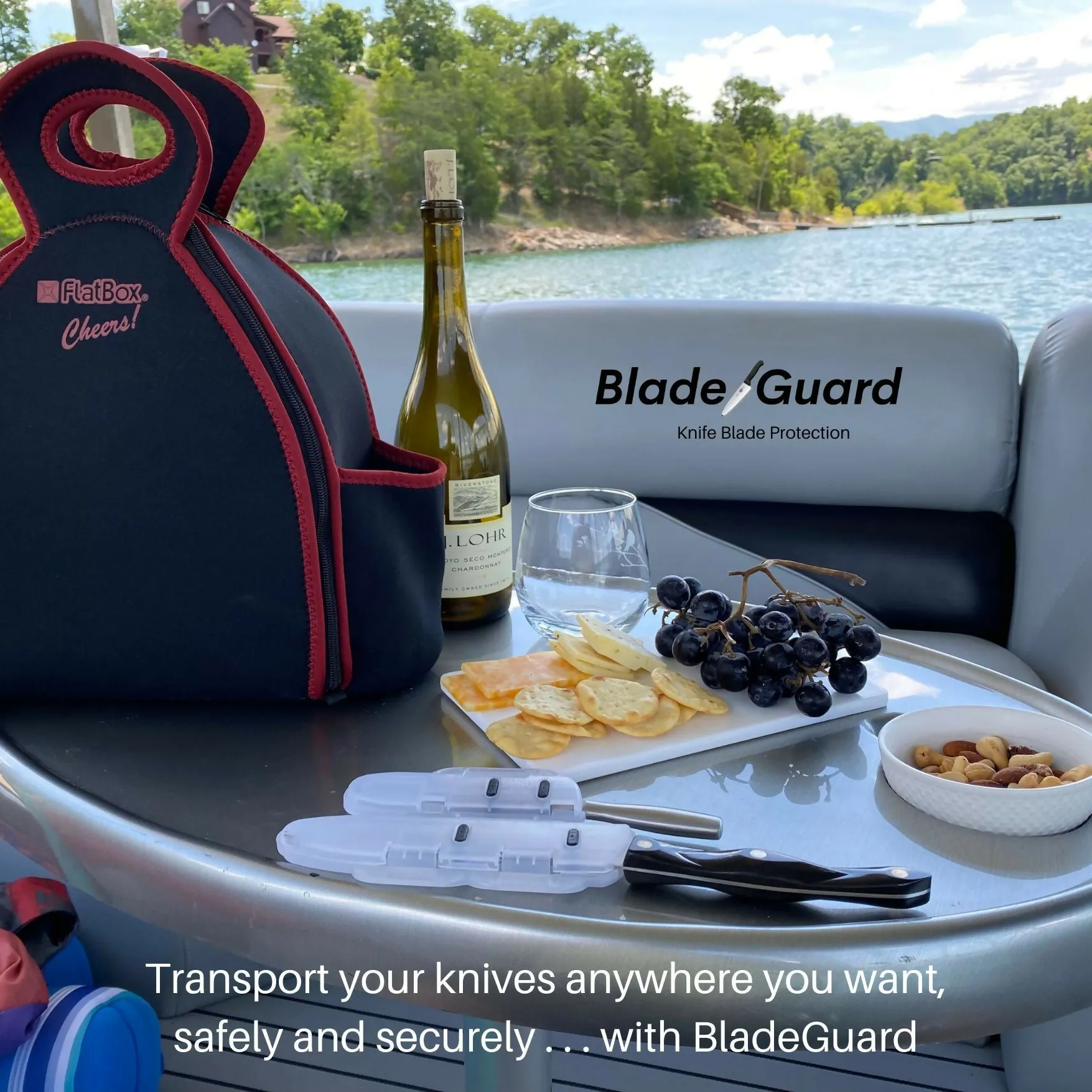 Blade Guard: Knife Blade Protection, Secure Fit for Storage and Transport – Chef’s Kitchens & Outdoor Use, Durable BPA-Free