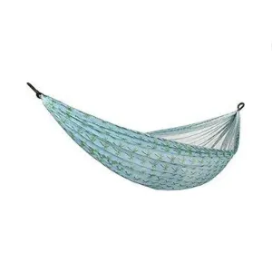 Bliss Hammocks Mesh Edition Hammock, Light Blue Palm Tree