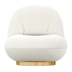 Breeze Boucle Chair, Gold By World Modern Design