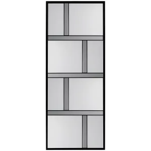 Brick Black Wall Mirror