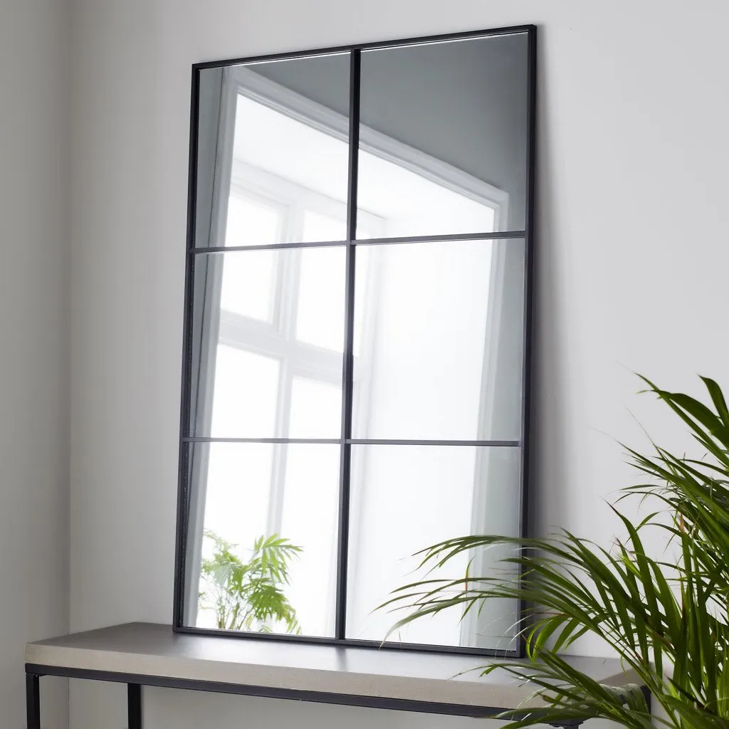 Brooklyn Window Grid Mirror - Rectangular