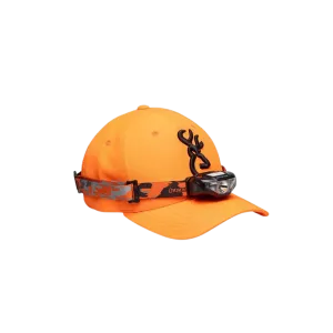 Browning Men's Headlamp Combo W 100 Lumen Light Blaze Orange Cap