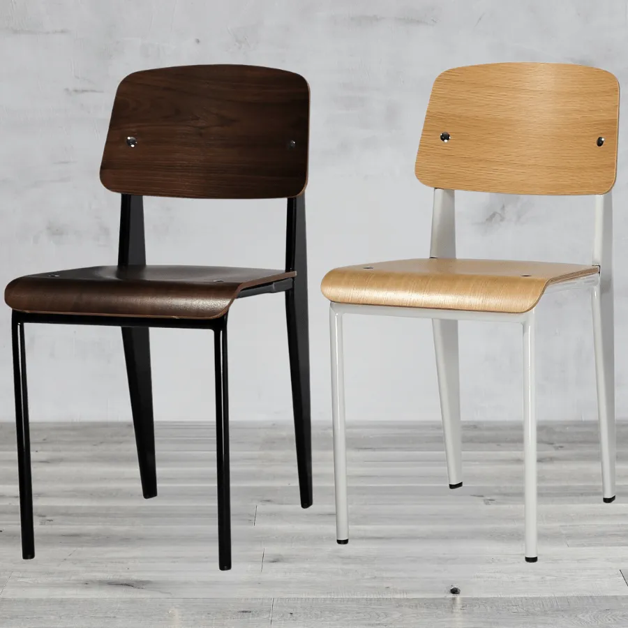 Cafe Chairs Prouve Metal Chair