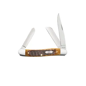 CASE KNIVES ANTIQUE BONE JIG MEDIUM STOCKMAN