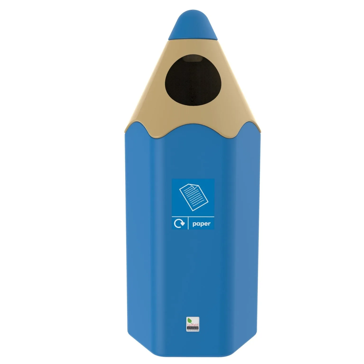 Coloured Pencil Recycling Bin 70 Litres