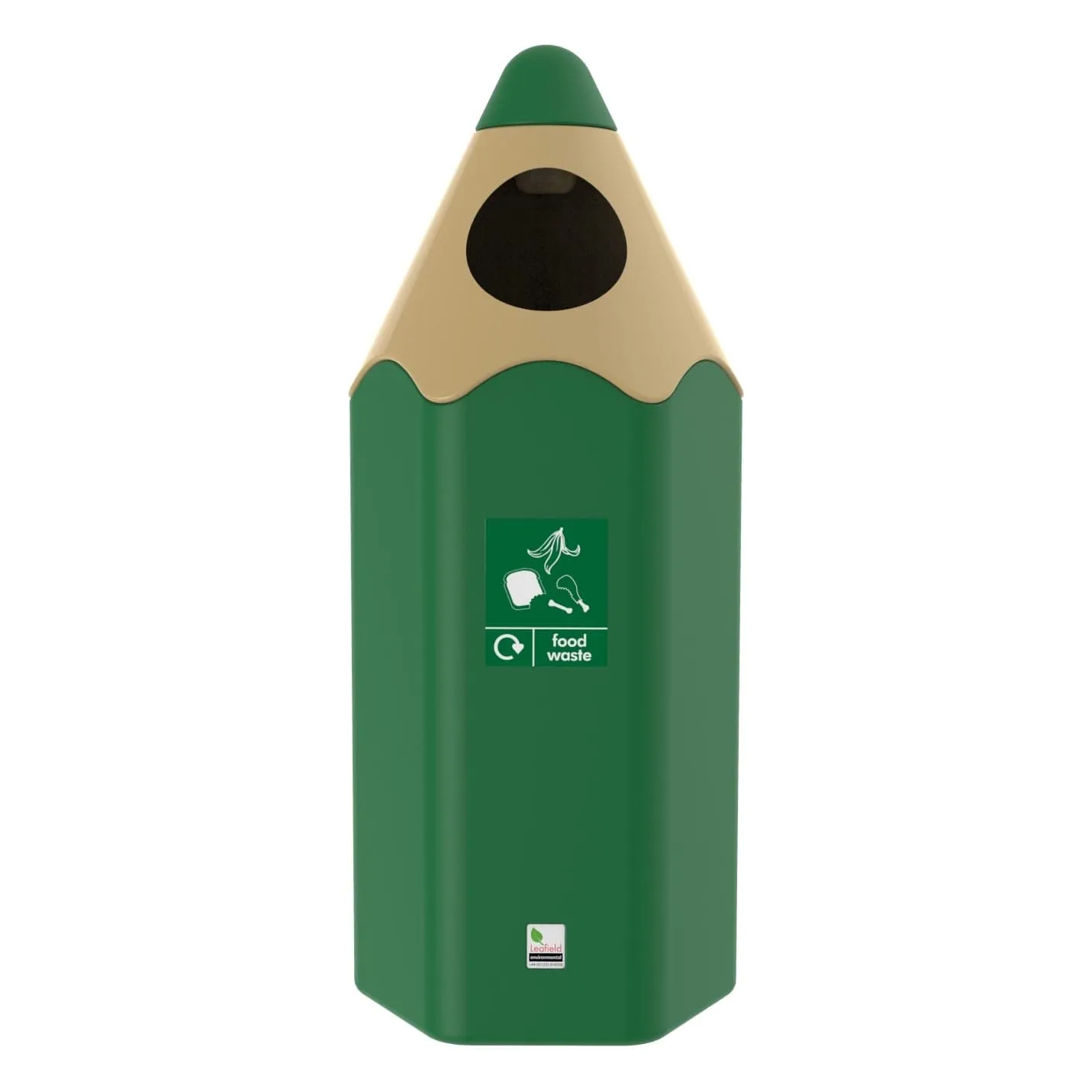 Coloured Pencil Recycling Bin 70 Litres