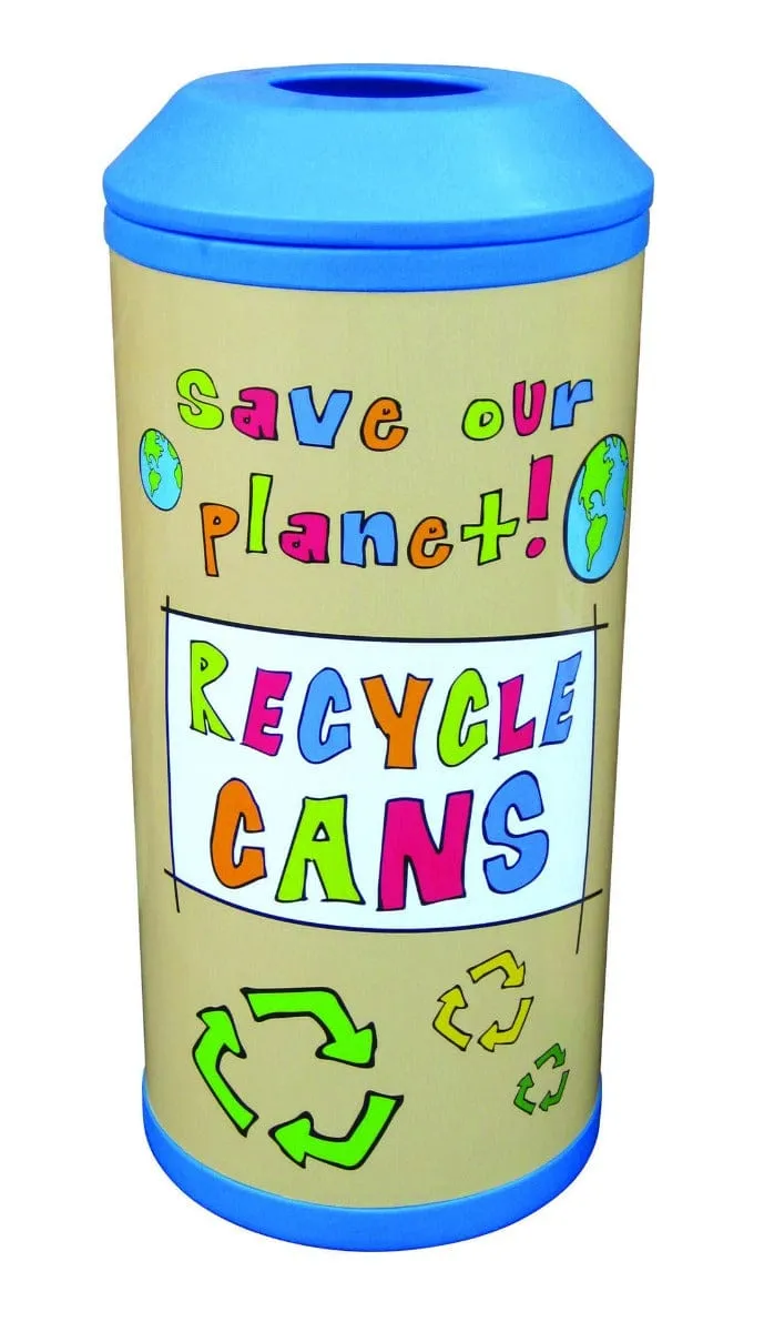 Colourful Midi Recycling Bin - 52 Litre