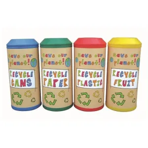Colourful Midi Recycling Bin - 52 Litre