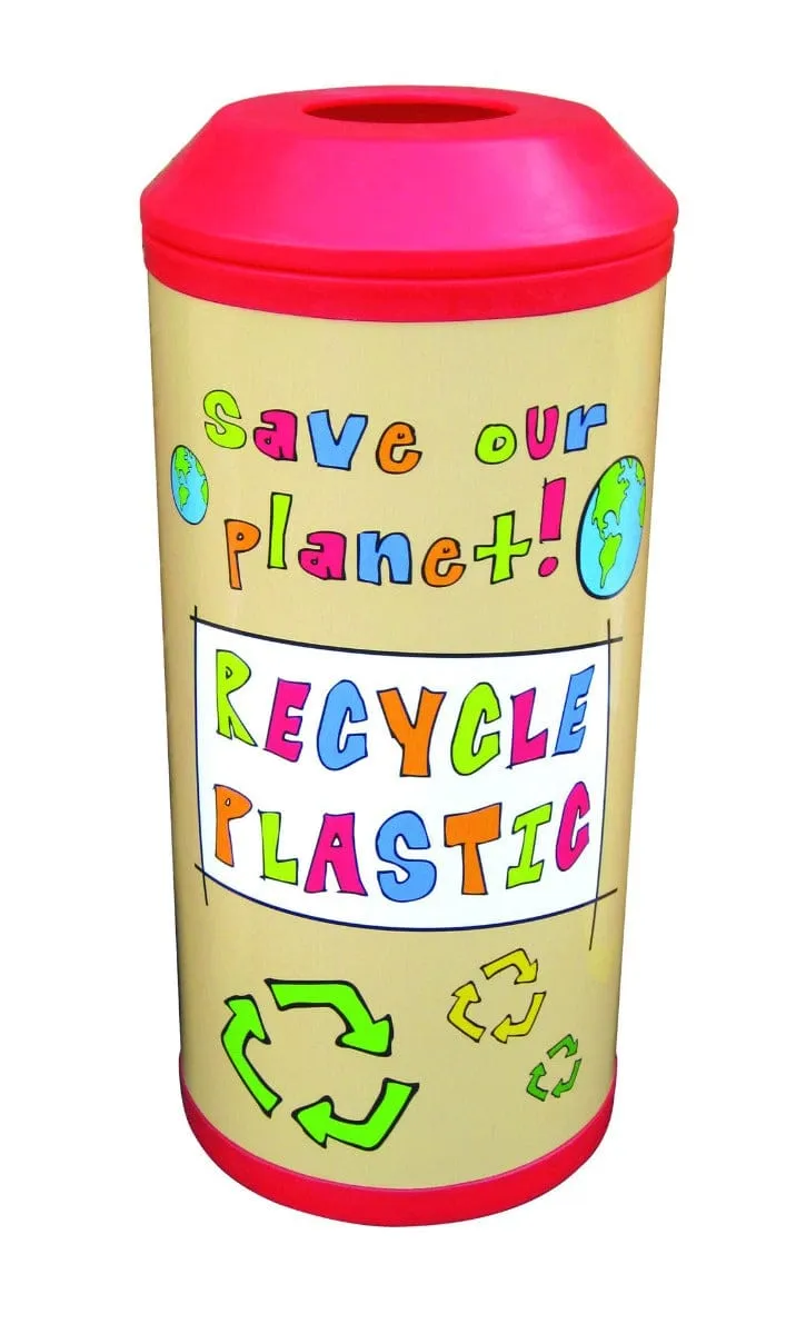 Colourful Midi Recycling Bin - 52 Litre