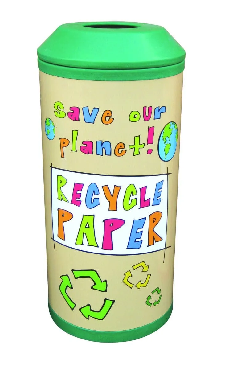 Colourful Midi Recycling Bin - 52 Litre