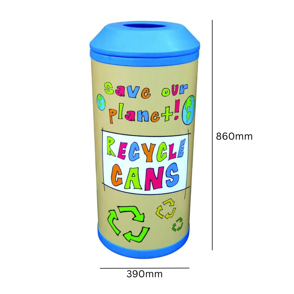 Colourful Midi Recycling Bin - 52 Litre