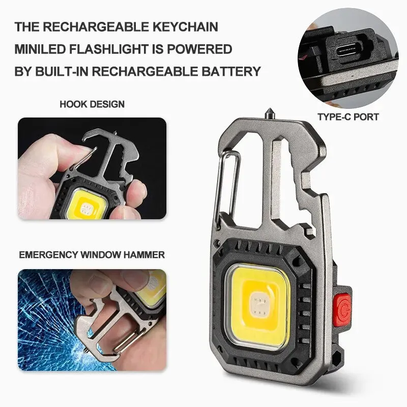 Compact Led Keychain Flashlight Powerful and Portable