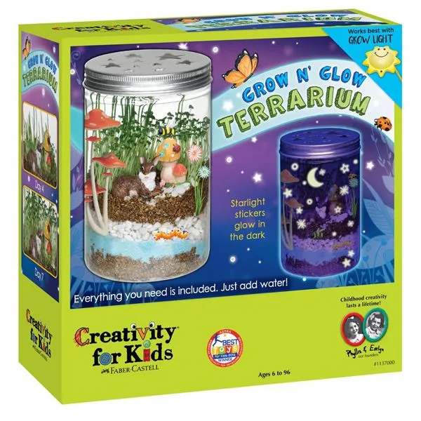 Creativity for Kids 1137 Grow N' Glow Terrarium