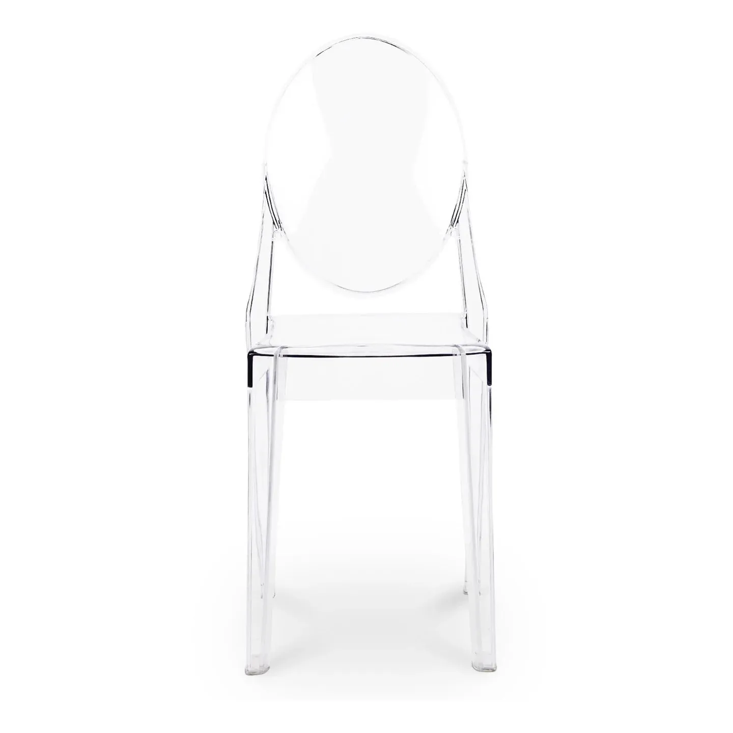 Crystal Dining Chair, Clear By World Modern Design