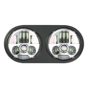 Custom Dynamics ProBEAM LED Headlamp for RoadGlides - Chrome