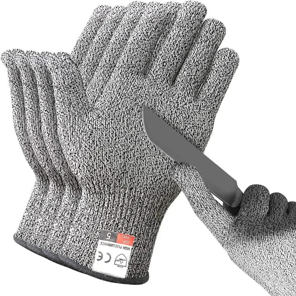 Cut Resistant Gloves for Kitchen and Garden Safety Grade 5 Hppe Protection Against Scratches and Cuts