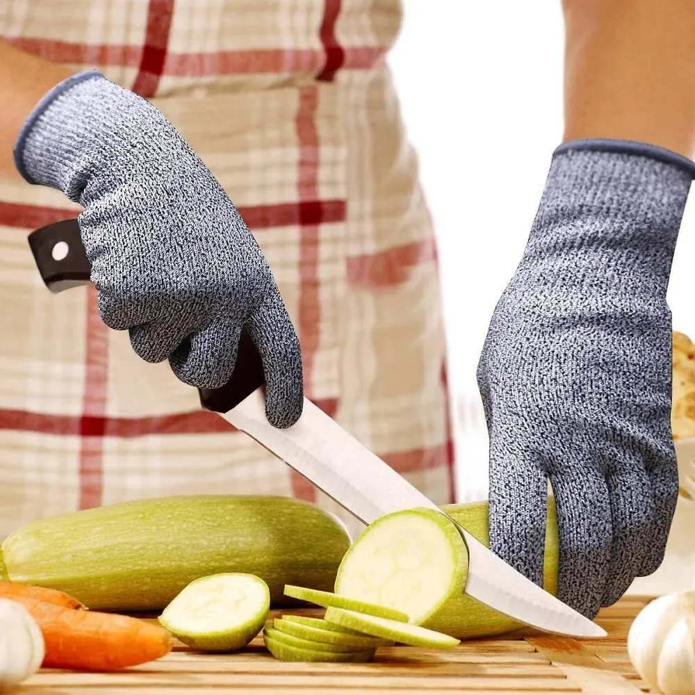 Cut Resistant Gloves for Kitchen and Garden Safety Grade 5 Hppe Protection Against Scratches and Cuts