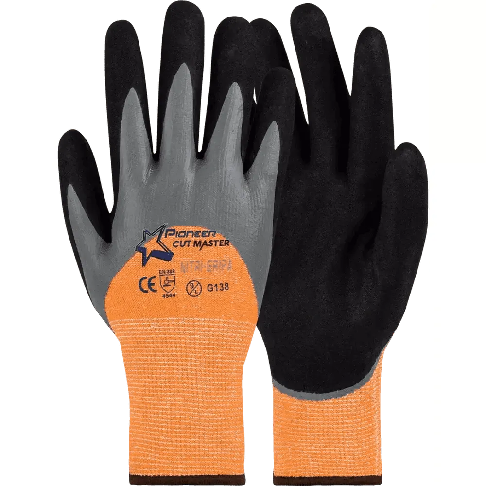 CUTMASTER Nitri Gripa 3/4 dipped cut-resistant gloves Cut-Lv5