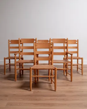 Danish Ladder-Back Chairs (S/6)