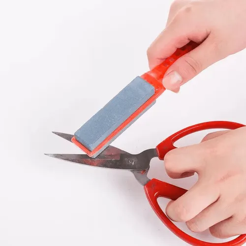Dual Sided Knife Sharpener With Comfort Grip