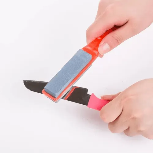 Dual Sided Knife Sharpener With Comfort Grip