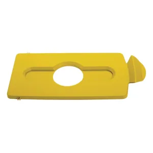 DY055 Rubbermaid SJRS Stream Topper Lid for Bottles and Cans Yellow