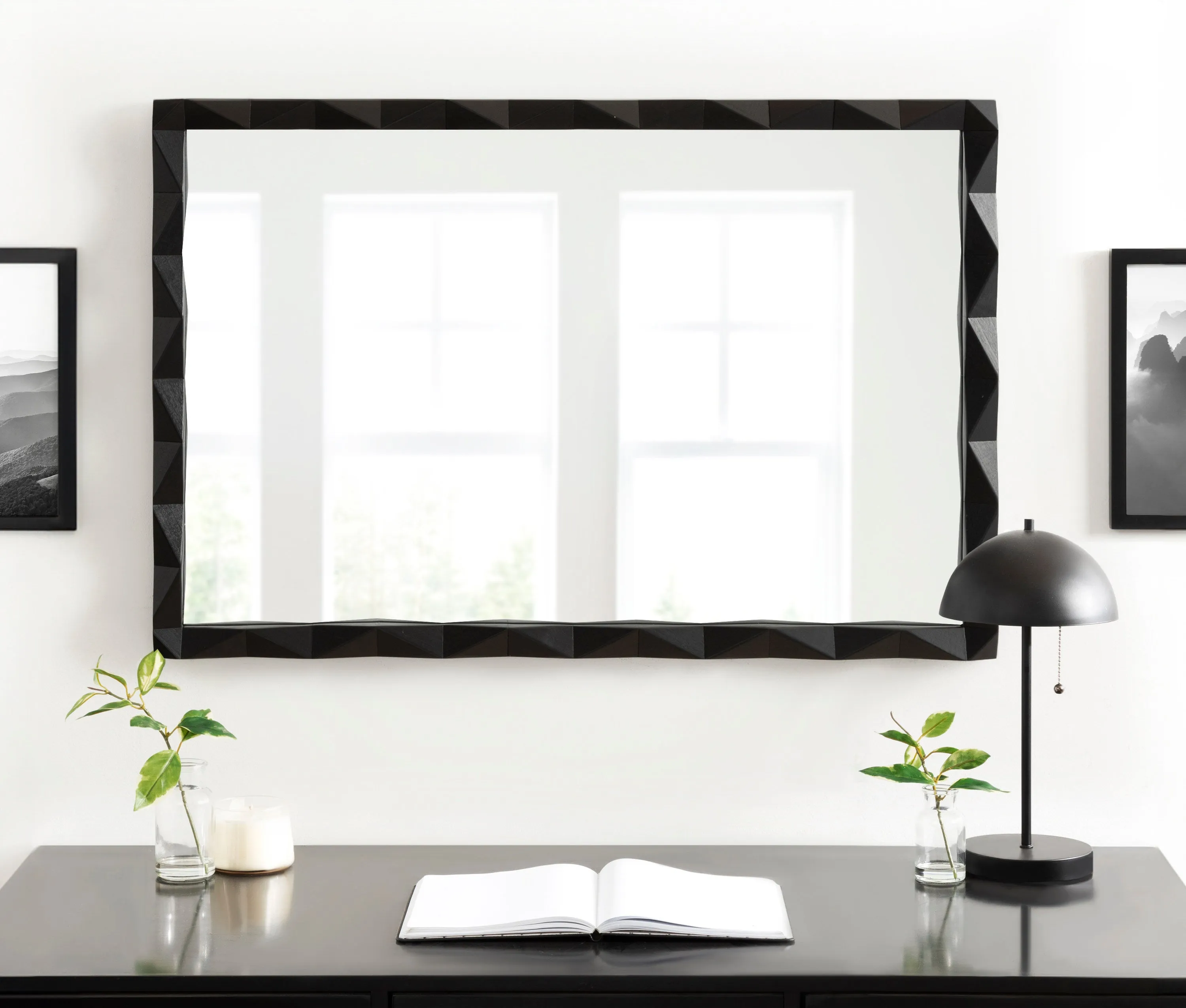 Endicott Rectangle Wood Mirror